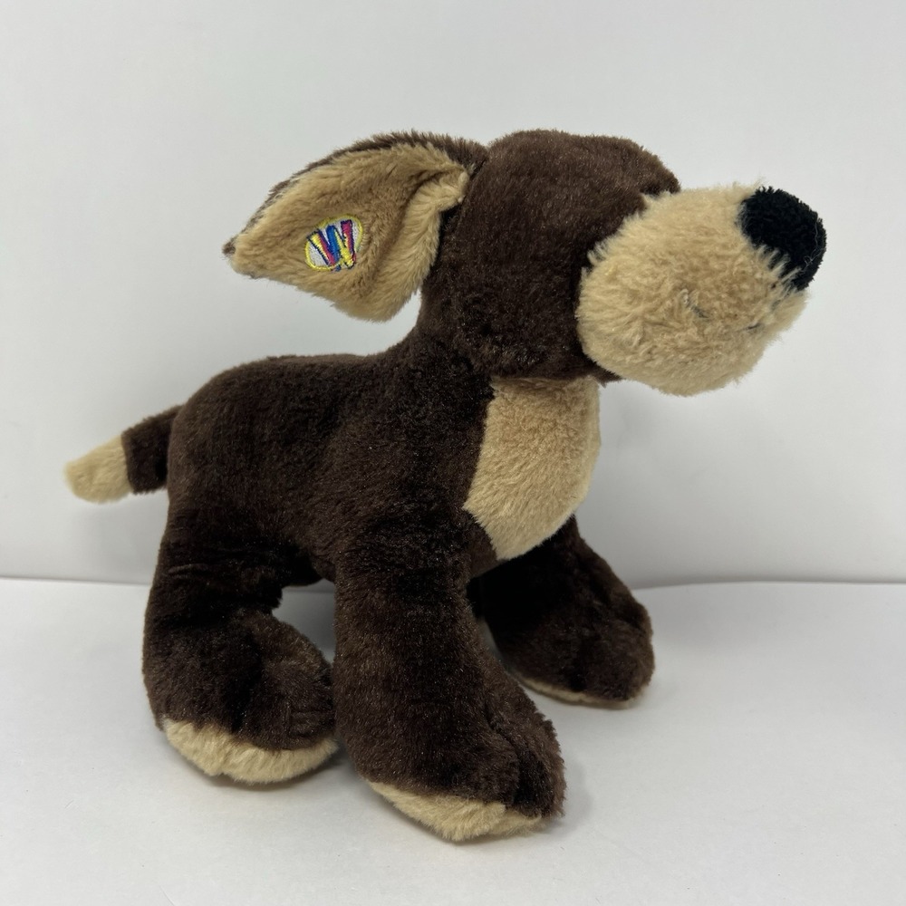 Ganz Webkinz Mocha Pup Dog Plush Brown Stuffed Animal Soft Toy gift